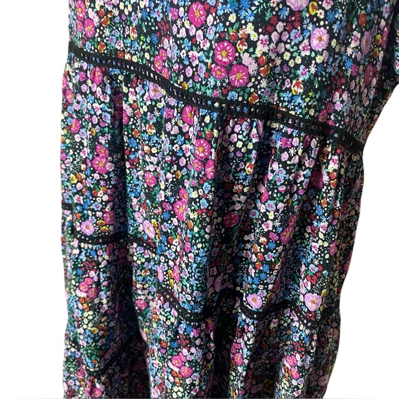 Wild Fable Floral Short Sleeve Prairie Dress Women’s Medium - Picture 4 of 7